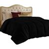 Utopia Bedding Piumino 259 x 229 cm, Piumone Leggero per Letto Matrimoniale, 100% Imbottitura in Fibra Cava, Trapunta in Microfibra per Tutte le Stagioni (Nero)