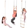 Goodevas Kids Play Set - Jungle Gyms for Kids - Indoor Outdoor Playset for Boys And Girls - Gymnastics Kit Includes Swing, Climbing Ladder, Gymnastics Rings