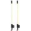 INJORA 2 Luci LED Whip Montaggio Laterale per TRX4M, SCX24 e Altri RC Crawler 1/18 1/24