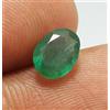 colori di gemme Smeraldo Zambia Verde Ricco Forma Fantasia Naturale 1,30 Ct 8x6 MM Sciolto Bu...
