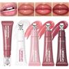 DENESTUP Set di lucidalabbra idratanti, lucidalabbra liquido lucido con glitter, lucidalabbra rimpolpante, lucidalabbra Wayery per donne (set di 4 colori)