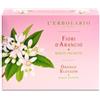 L'Erbolario Fiori d'Arancio Beauty Pochette - Set Bagnoschiuma e Crema Corpo 75 ml, Edizione Limitata, Profumo Agrumato per Tutti i Tipi di Pelle