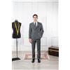 Amirante Antica Sartoria Napoletana Abito doppiopetto uomo sartoriale drop 6 in lana tropical tinta unita - regular fit - Made in Italy
