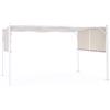 Bizzotto Gazebo Slide 3x4 bianco-tortora