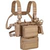 OUTAC COMBO MINI CHEST RIG 900D POLY MOLLE COYOTE TAN