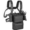 OUTAC COMBO MINI CHEST RIG 900D POLY MOLLE NERO