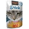 Leonardo Drink con Brodo e Salmone Umido Per Gatti Adulti 40 g