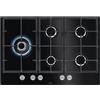 AEG HKB75820NB PIANO COTTURA GAS, 5 zone di cottura, dimensioni: L 74 cm, P 51 Nero