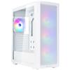 SilverStone Technology FARA 515XR Eccezionale flusso d'aria: alloggiamento ATX Mid-Tower con supporto per due refrigeratori e splendida illuminazione arcobaleno,bianco,SST-FA515XR-WG