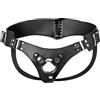 Strap U Bodice Corset Style Strap On Harness Black