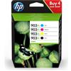 Hp 3HZ51AE 903XL cartuccia d'inchiostro originale multipack nero / ciano / magenta / giallo 3.000 copie