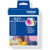 Brother LC527VAL cartuccia d'inchiostro originale multipack nero, ciano, magenta, giallo 4.000 copie