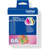 Brother LC527XLVAL cartuccia d'inchiostro originale multipack nero, ciano, magenta, giallo 9.000 copie