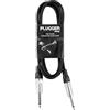 Plugger Câble Jack mâle/mâle mono 1,50 m Noir