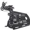 Ausla Portapacchi Posteriore per Moto, Piastra di Base per Baule, Staffa Piastra Inferiore per Baule Posteriore per ZONTES 368G 501G