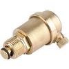 Walfront Valvola di Sfiato Dell'aria Automatica in Ottone DN15 G1/2 Filettatura Maschio Valvola di Scarico dello Sfiato Dell'aria Unidirezionale per lo Scarico di Pressione del Riscaldatore di Acqua Solare