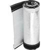 QUARKZMAN Guaina Termica in Alluminio 1,5mm 1,77 ID x 3,2Ft Guaina Termica in Alluminio Metallizzato in Fibre di Vetro per Cavi di Alimentazione Cavi Cablaggio Elettrico