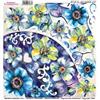 Pellicola Modellabile Blue Flowers Love Serie Picture