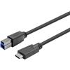 Vivolink PROUSBCBMM5 Cavo USB 5 m USB 3.2 Gen 1 (3.1 Gen 1) USB C USB B Nero (PROUSBCBMM5)