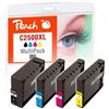 Peach Cartuccia compatibile PEACH Canon PGI-2500XL Confezione combinata con chip