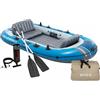 INTEX 66324 barca gommone pesca barca pagaia pompa barca set Escursione 4 persone