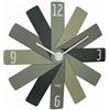 TFA Dostmann Orologio Clock in The Box, 60.3020.04, orologio da parete analogico, senza ticchettio, lunga durata della batteria, per camera da letto, cucina, studio, colore verde
