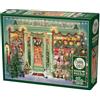 Cobble Hill Puzzle da 1000 pezzi, negozio di fiori natalizi, poster campione incluso, deluxe