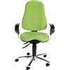 Topstar SI59U G05 Sedia girevole da ufficio Topstar "Sitness 10", verde mela