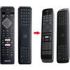 Philips Telecomando QWERTY originale per Philips YKF423-007 YKF423-003