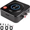 Kioylmo Ricevitore Bluetooth 5.1, adattatore audio ad alta fedeltà, compatibile con altoparlanti, canali Hi-FI,TV e auto, uscita 3.5 MM,connessione automatica, nero