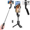 ORICO Bastone Selfie Mini Treppiede, Asta in Alluminio Estensibile 67 cm, Supporto Telefono Girevole a 360°, Design Leggero 139g Portatile, Compatibile con iPhone e Tutti i Dispositivi Android