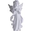 Heart Tong Angelo Custode Statuetta,decorazione di statue angelo,Angelo del cimitero,Adatto per la Decorazione domestica, Decorazione del Giardino,Matrimonio,Natale,Regali,ecc. (Grande)