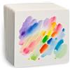 XDGBGFN 50 fogli di carta ad acquerello quadrata, in cotone ispessito, 300 g, per pittura, artisti, adulti, studenti (12 × 12 cm)
