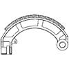 SGR 655222 - Coppia Ceppi Freno Mozzo Piaggio - PK/PX , Diametro 150 X 24 Mm SGR