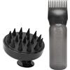 Vexaflow 2 Pezzi Applicatore Olio Capelli, Applicatore per Olio per Capelli alla Radice, Spargi per Capelli, Strumento Professionale per Styling Domestico, Flacone Volumetrico per Colore della Chioma