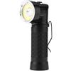 Zerodis Torcia LED Portatile T6 + COB, Luce Tascabile con Coda Magnetica Pieghevole 90°, 4 Modalità (Abbagliante/Bianco/Rosso/Flash) per Campeggio, Escursionismo e Ispezione