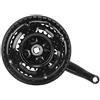 T best Guarnitura Bici, guarnitura 24-34-42T in Acciaio al Carbonio ad Alto tenore con Coperchio Catene per Mountain Bike