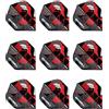 RED DRAGON Tyrian Hardcore Premium Standard Extra Spesso - 100 Micron - Voli di Freccette 3 Set per Confezione (9 Voli di Freccette in Totale) - Accessori Professionali per Freccette
