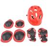 VBESTLIFE Set Casco per Bambini con Ginocchiere e Gomitiere - Protezioni per Mani, Testa, Ginocchia e Gomiti, Regolabile e Traspirante per Bicicletta, Skateboard, Roller, Scooter e Pattinaggio
