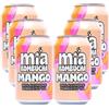 Mia Kombucha al Mango - Tè Fermentato Naturale - Sapore Dolce e Intenso con Finale Acidulo - Ricca di Probiotici e Antiossidanti - Bevanda Analcolica 330ml (6 Lattine, Mango)