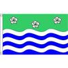 AZ FLAG Bandiera Contea di Cumberland 90x60 cm Poliestere 100D 2 Occhielli | Uso interno ed esterno bandiera decorativa del Contea di Cumberland doppie cuciture e bordi rinforzati