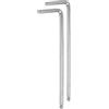 QUARKZMAN 2Pz Chiavi a Brugola Esagonale a Testa Sferica 4mm Forma L | Chiave Torx Esagonali Metriche a Braccio Lungo Set, Strumento in Acciaio al Cromo Vanadio, per Riparazioni Domestiche