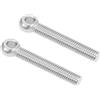 QUARKZMAN M8 x 50mm Macchine Spalla Altalena Sollevamento Occhio Bullone 2pz 304 Acciaio Inossidabile Metrico Filettatura Perno Albero Perno oring Bullone per Conduttura Cancello Valvole