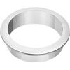 QUARKZMAN 1 Pz 2,17 Pollici (55mm) Passacavi in Nylon per Scrivania, Copertura Foro per Cavi in Plastica, Organizzatore di Cavi per Scrivania o Armadio per Computer, Argento