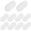 Tinoaly Set di 10 Paracolpi Trasparenti per Sedile WC, 2 Misure Adesivi Resistenti Paracolpi Coperchio Accessori di Ricambio per Casa Ospedale Hotel