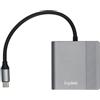 IOPLEE IOPEXTHE4IN1603 cavo e adattatore video 0,18 m USB tipo-C HDMI Grigio