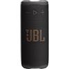 JBL Grip Sistema audio portatile waterproof e drop-proof con connettività wireless Bluetooth e Luce ambientale personalizzabile, Nero