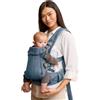 BabyBjörn Marsupio Harmony, Tessuto mélange, Blu