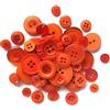Buttons Galore, Colore: Arancione, in plastica, Elegante, Durevole, con Bottoni, Colore: Multicolore