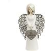 Enesco You Are An Angel ALF001I Figurina Angelo, Ceramica, Bianco, 10.5x10.5x17.5 cm
